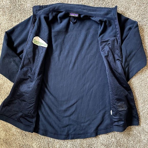 Patagonia Men's Full Zip Fleece Jacket Size Large With Logo - Picture 2 of 5